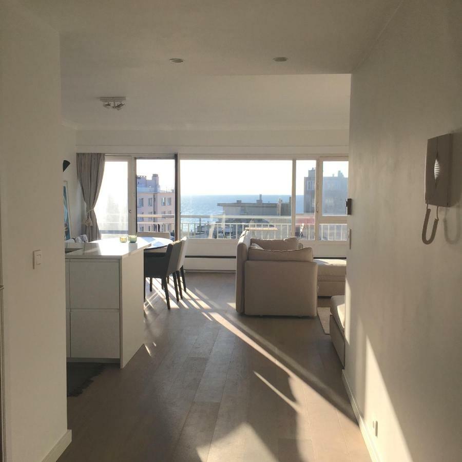 Sea And City View With Double Terrace Flat C Oostende Esterno foto